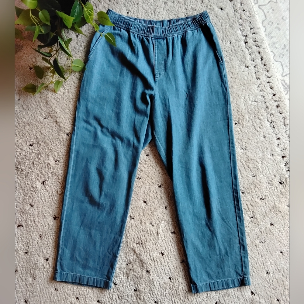 Uniqlo Denim Elastic Waist Pants